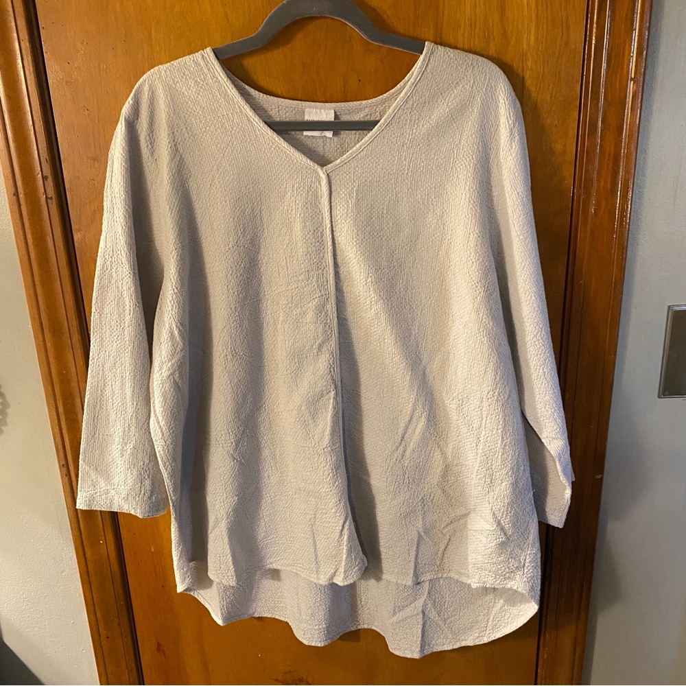 CMC VNeck Womens Top 100% cotton Made in USA